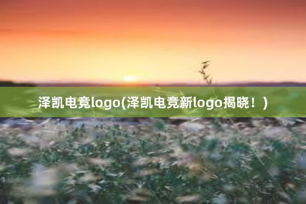 泽凯电竞logo(泽凯电竞新logo揭晓！)